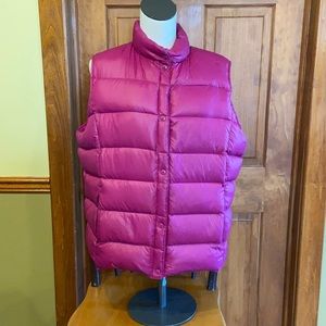 Lands End Down Puffer Vest Sz Xl